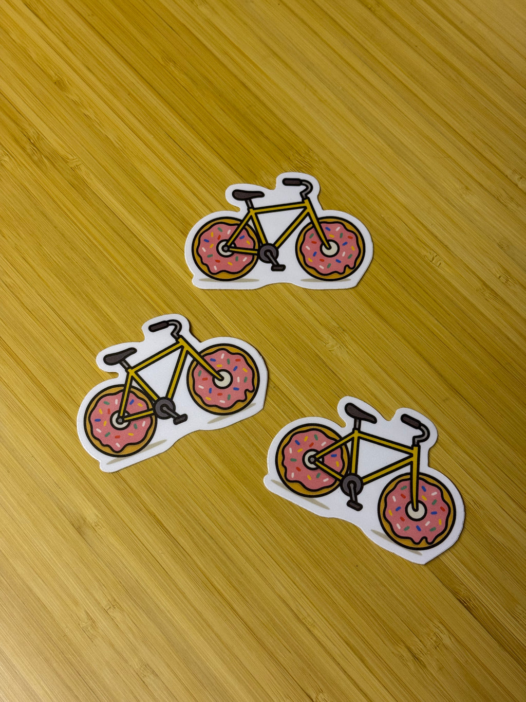 Donut Bike Stickers
