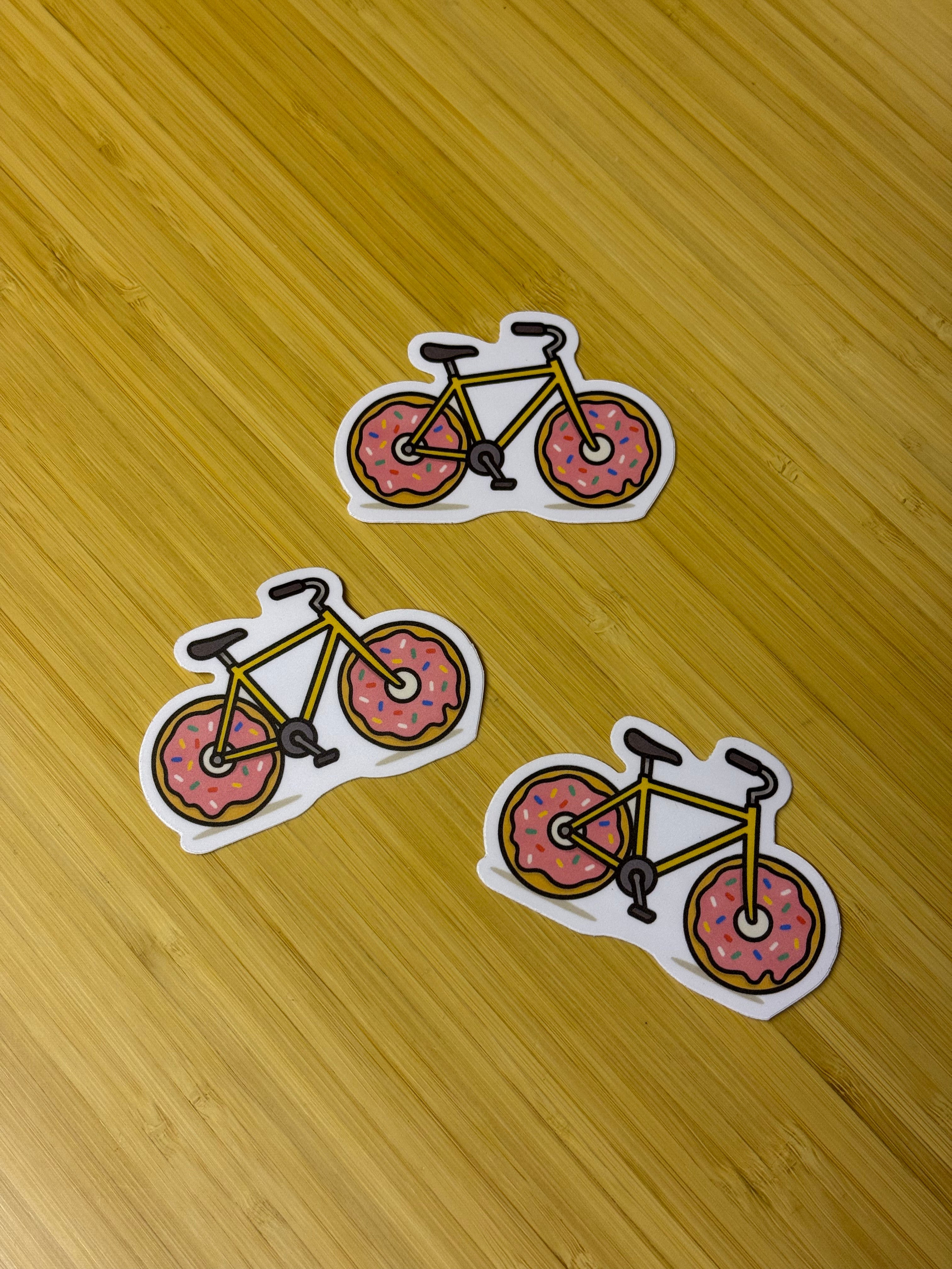 Donut Bike Stickers