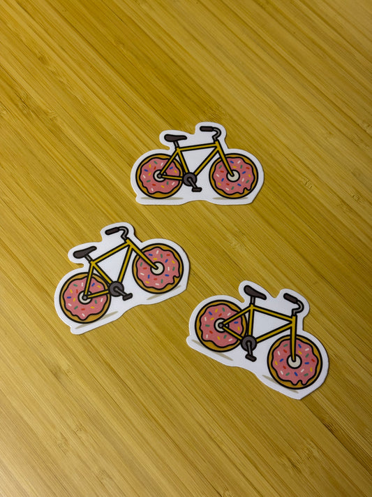 Donut Bike Stickers