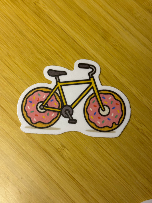 Donut Bike Stickers